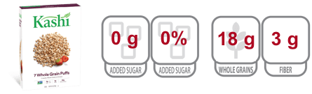 kashi 7 whole grain puffs nutritional information