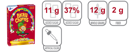 lucky charms nutritional information