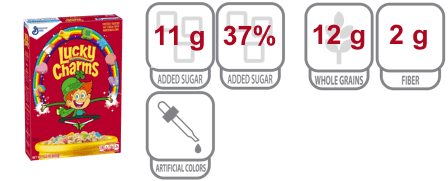 lucky charms nutritional information