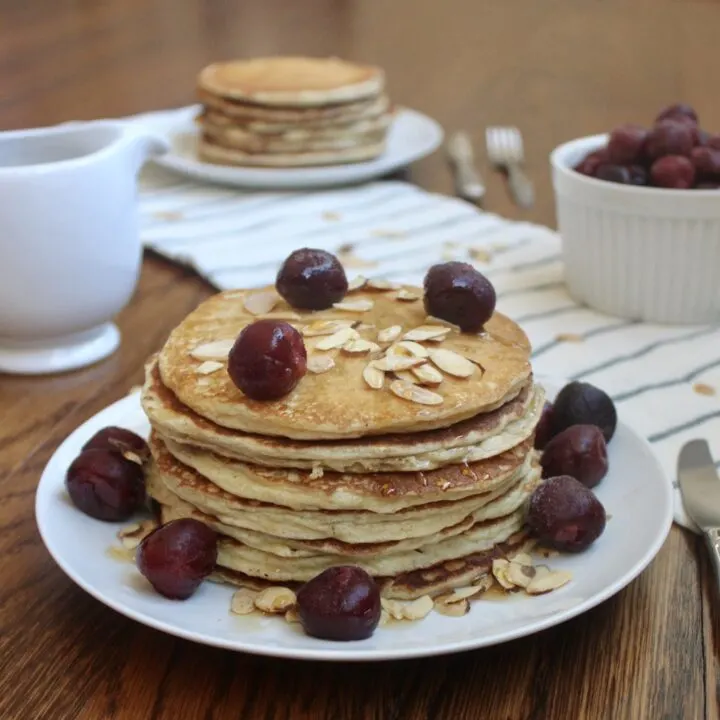 whole wheat flour almond flour pancakes