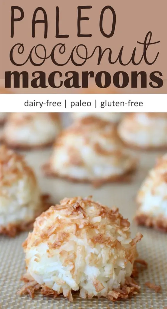 Paleo coconut macaroon recipe