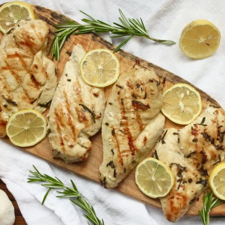 Whole30 Grilled Rosemary Lemon Chicken