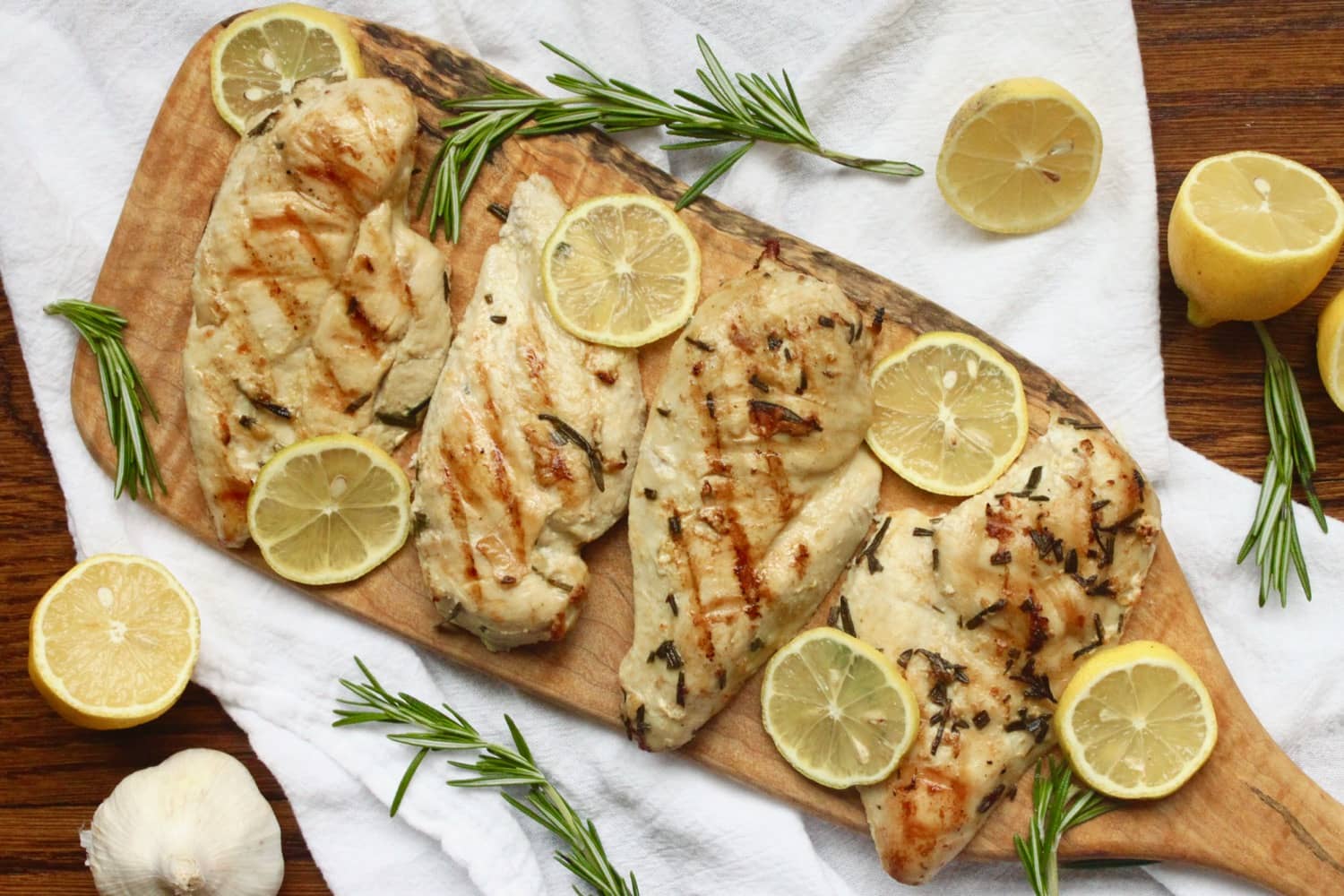 Whole30 Grilled Rosemary Lemon Chicken