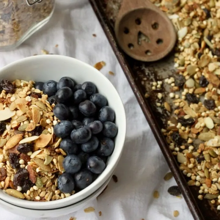 Healthy homemade granola recipe vegan gluten-free