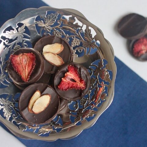 paleo dark chocolate coins for Hanukkah