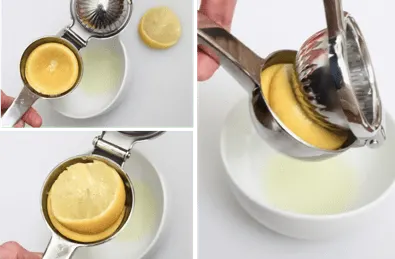 getting extra juice from lemons for creamy mock caesar salad dressing