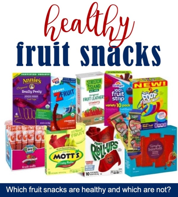 List of healthy fruit snacks