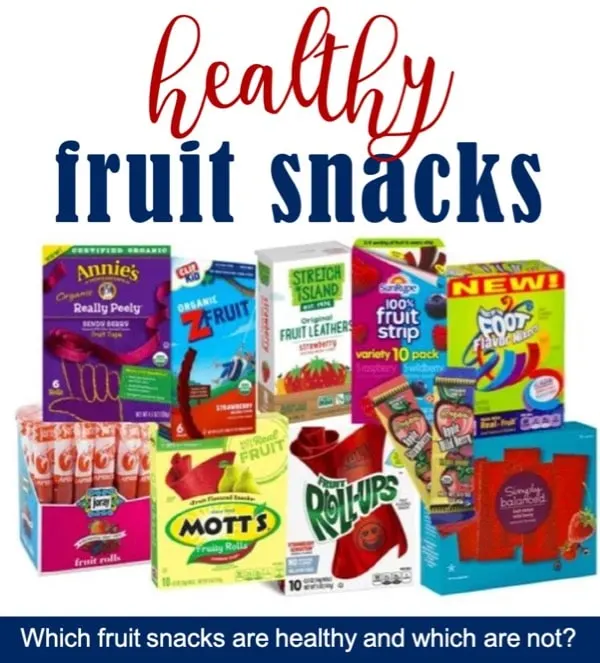 List of healthy fruit snacks