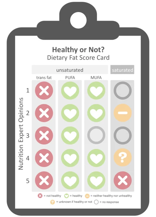 summary of nutrition expert opinion on dietary fat