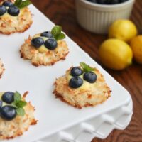 Coconut Macaroon Bird Nest Tarts