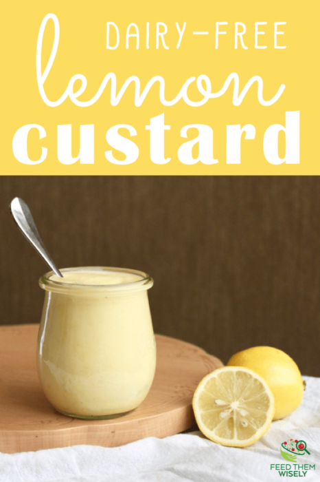 dairy-free lemon custard pin