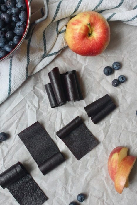 easy oven dried blueberry fruit leather recipe