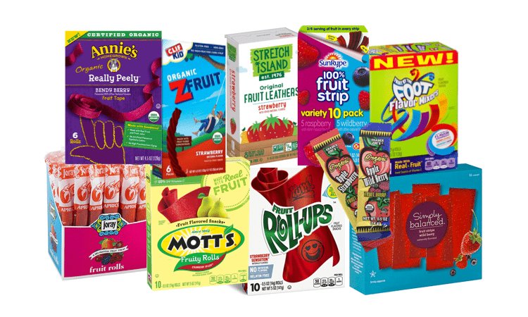 Choosing Healthier Fruit Roll-Ups and Fruit Strips