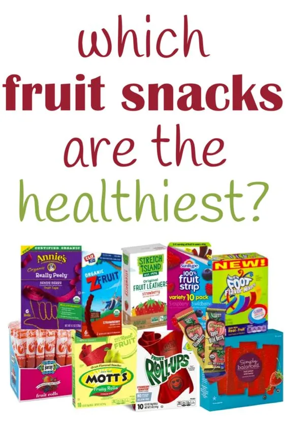 what fruit snacks are healthy