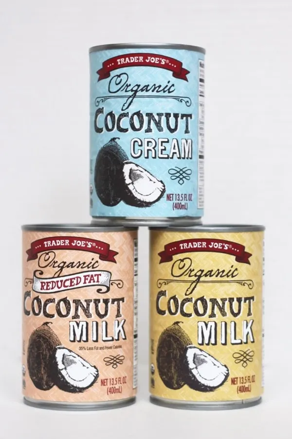 Trader Joe's coconut milk is free of additives