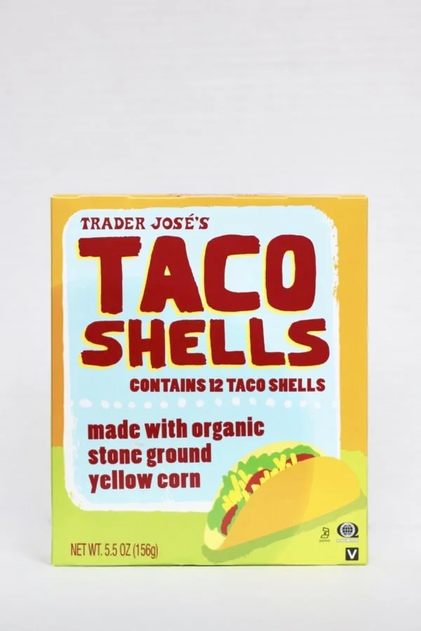 Trader Joe's taco shells are made with organic corn