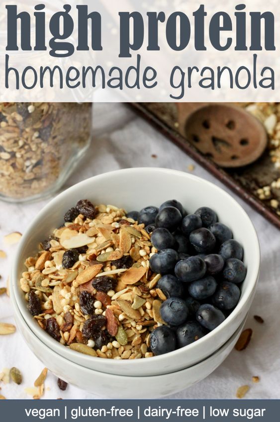 Healthy homemade granola recipe vegan gluten-free