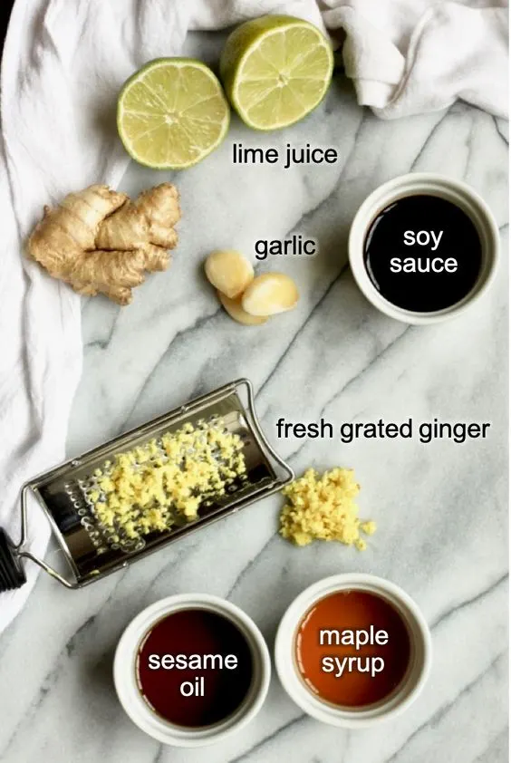 Sesame ginger lime marinade ingredients