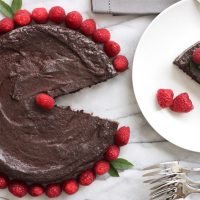 Paleo Chocolate Truffle Cake