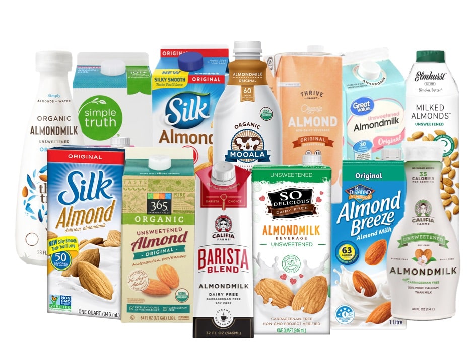 evaluation of popular almond milks which almondmilk is healthy
