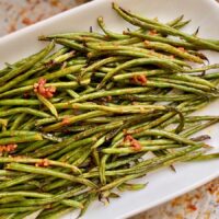 Roasted Harissa Green Beans