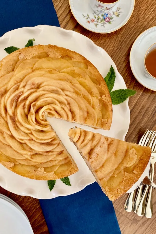 Gluten free apple honey cake