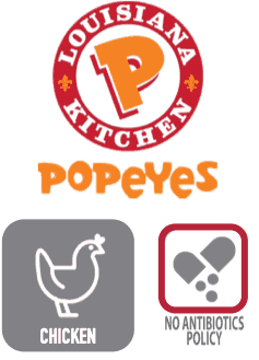 Popeyes does not have a publicly available antibiotic policy.  