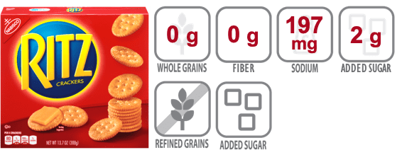 ritz crackers nutritional information