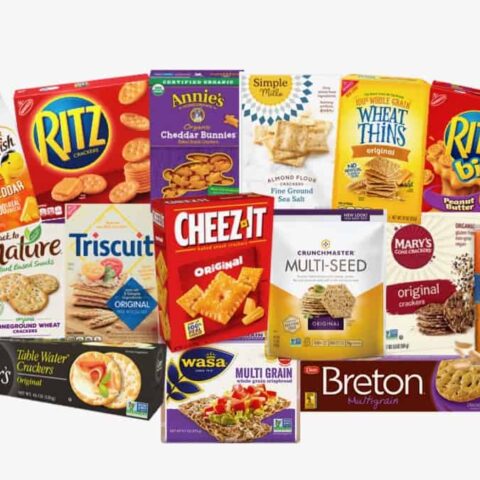 what are the healthiest crackers? pictures of popular crackers evaluated